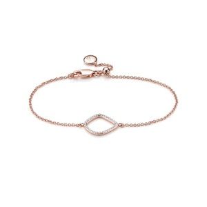 Riva Kite Adjustable Diamond Bracelet-Rose Gold
